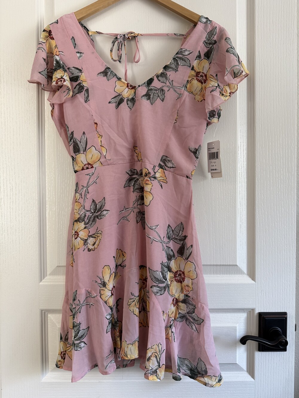 Nordstrom Row.A Floral Print Mini Dress